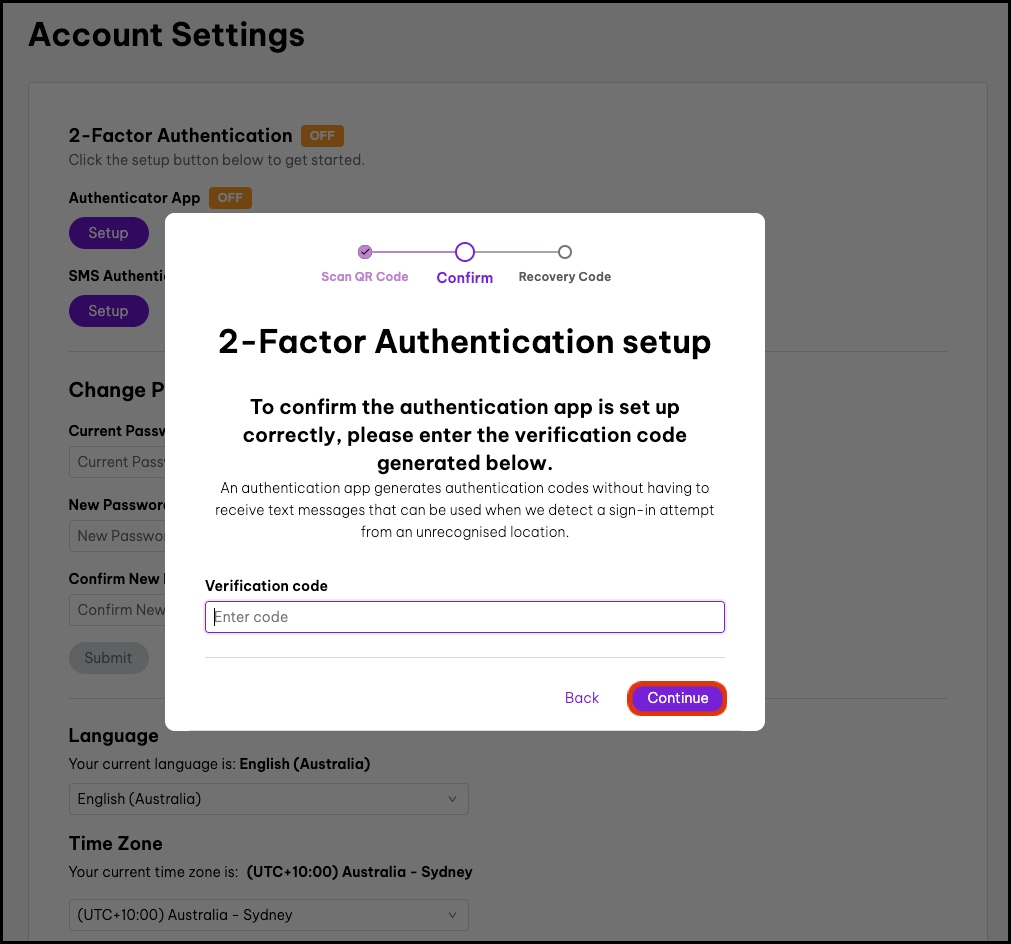 How to set up Two-Factor Authentication (2FA) via the HR platform ...