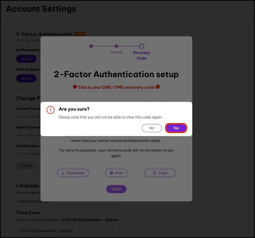 How to set up Two-Factor Authentication (2FA) via the HR platform ...