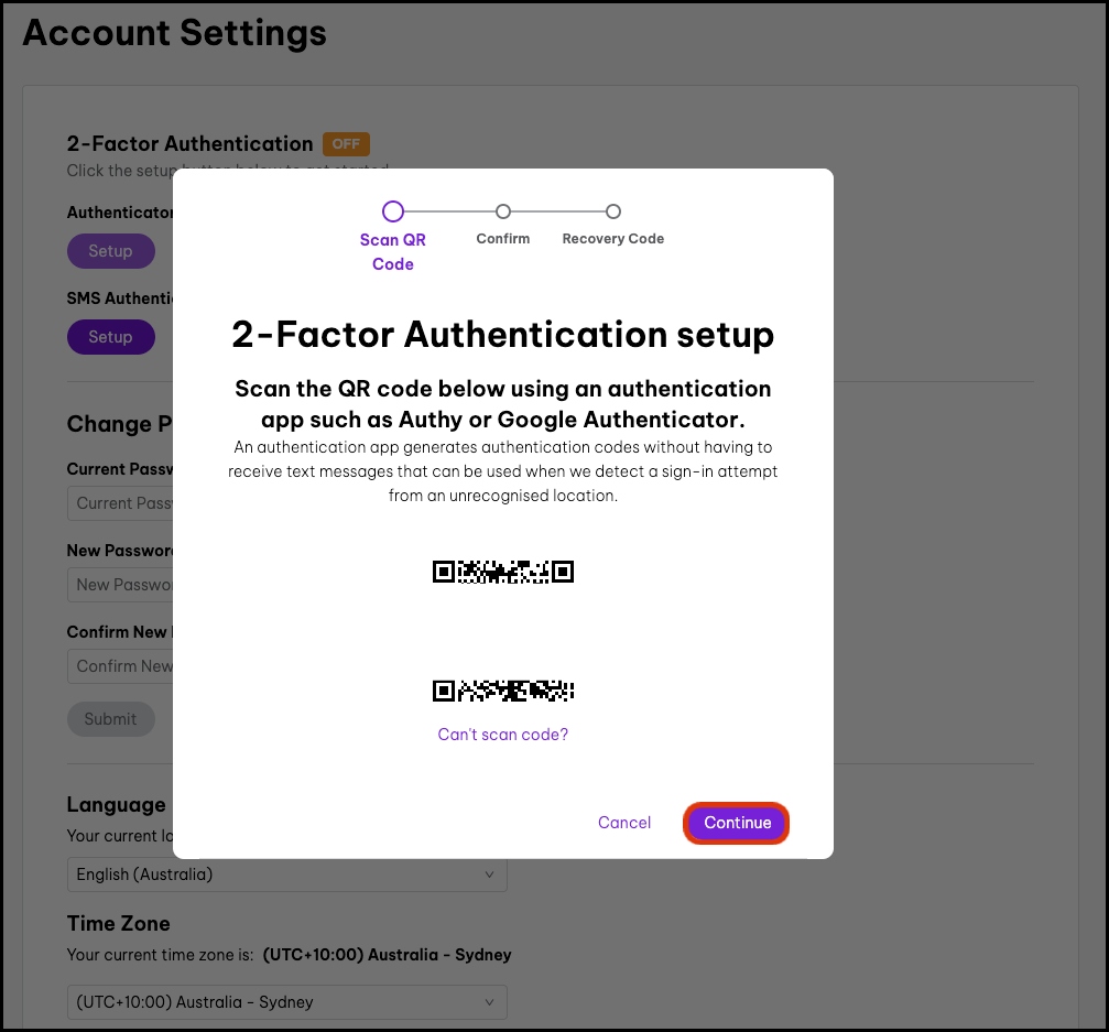 How to set up Two-Factor Authentication (2FA) via the HR platform ...