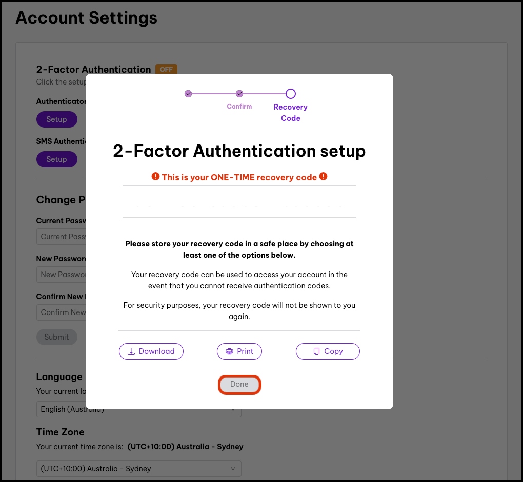 How to set up Two-Factor Authentication (2FA) via the HR platform ...